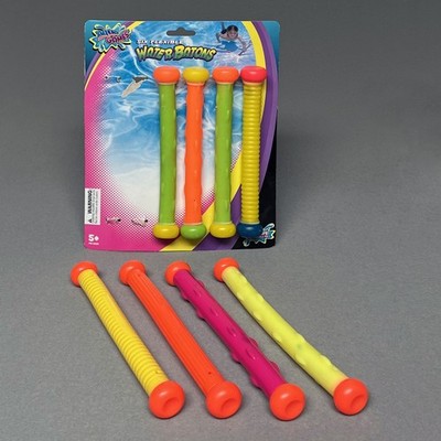 AquaGames FLEXIBLE WATER BATONS Set of 8 DIVE STICKS Swimming Pool PG-3025