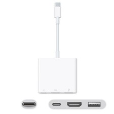 Apple USB-C Digital AV Multiport Adapter, A2119, MW5M3AM/A