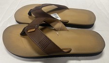 Brown Sport Surf Sandals Lightweight Flip Flops Men's Size 7/8 9 10 11 12 13