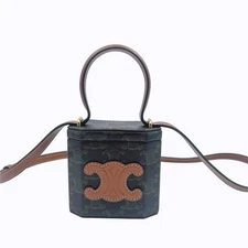 Celine Cuir Triomphe 199252 Mini Box Bag