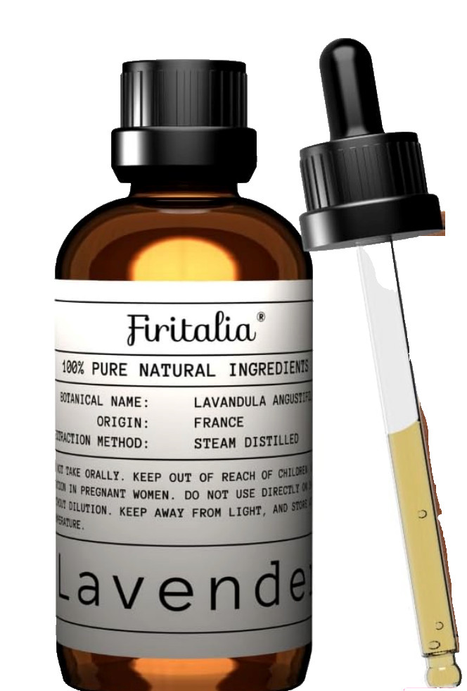 4 OZ Lavender Essential Oil 100% Pure Steam Distilled Undiluted Glass Dropper