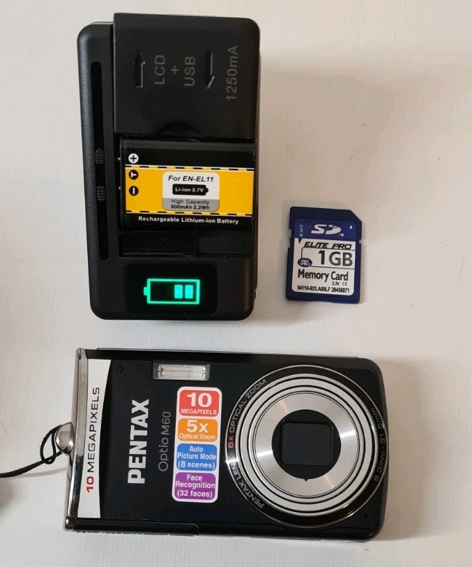 Digitalkamera Pentax Optio M60 10MP 5×Zoom - Bild 2 von 4