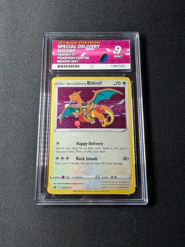 Pokémon TCG Special Delivery Bidoof SWSH177 Ace 9 Mint