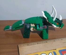 LEGO Creator 3 in 1 Mighty Dinosaur Toy from T-Rex to Triceratops To Pterodactyl