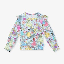 NWT Posh Peanut Disney Princess Bamboo Balloon Sleeve Sweatshirt 18-24m