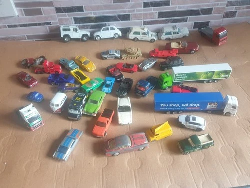 Vintage Toy Car and lorries Welly Corgi Majorette Mixed Job lot used