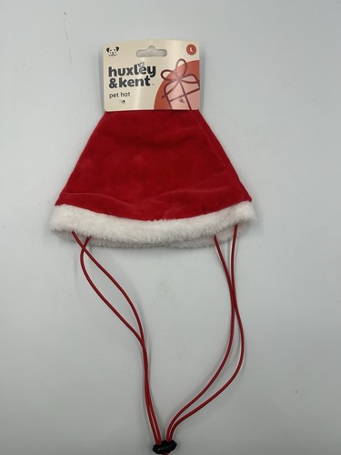 Huxley & Kent Adjustable Santa Hat For Dogs Size Large Christmas Pet - Picture 2 of 3