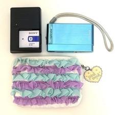 Sony DSC-T90 blue 12.1MP Cyber-shot Compact Digital Camera Japanese language