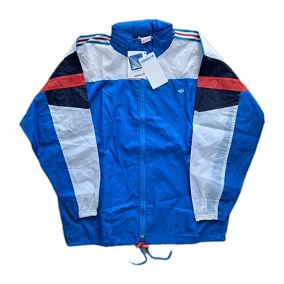 adidas Ventex 1990 France M Full Tracksuit Jacket + Pants FFF Windbreaker BNWT - Photo 1/4