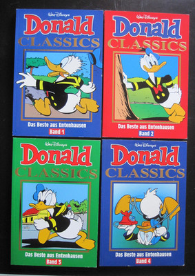 Donald CLASSIC  Komplett Ehapa Br Nr. 1 -4 | Carl Barks | Zustand 1-