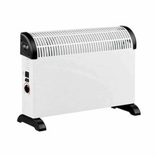 2KW Convector Heater 750/1250W Electric Heater 3 Heat Settings Thermostat