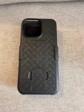 New RomeTech Black Case iphone 15 Pro Max Built in Protection