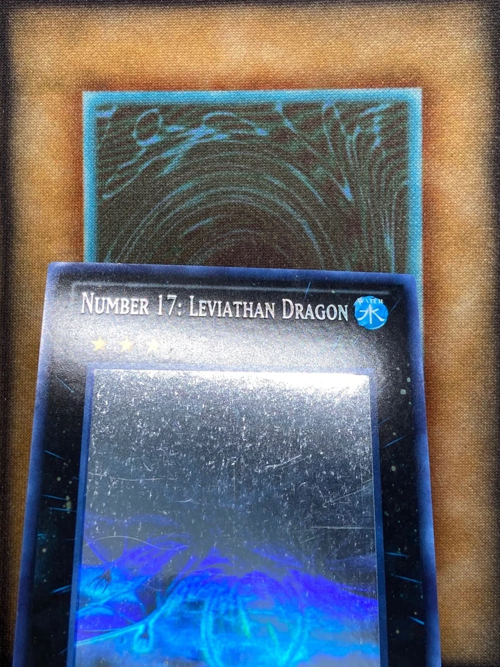 Yugioh Number 17: Leviathan Dragon GENF-EN039 Ghost Rare 1st Ed LP - Image 4 of 4