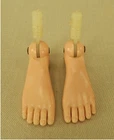 Vintage 1964 Hasbro GI Joe Action Figure Left Foot Right Foot Pair of Feet C7