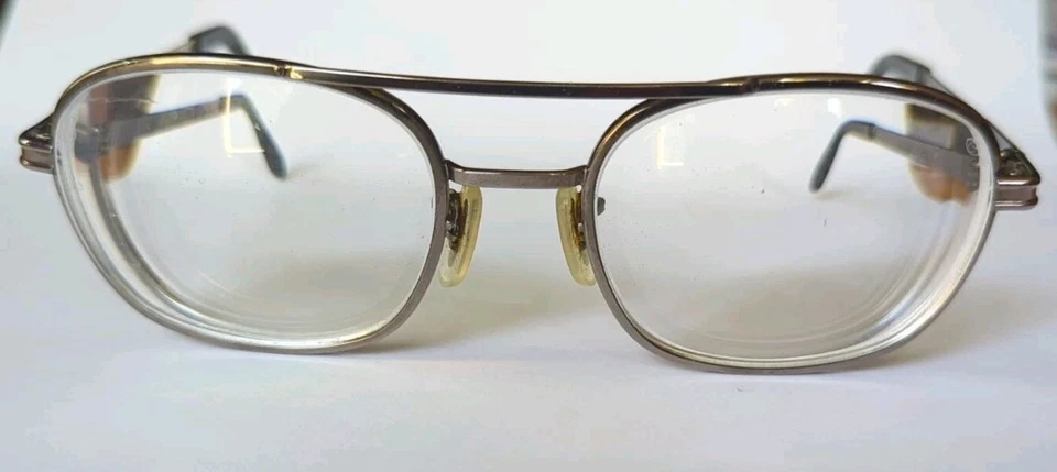 Marco de gafas de seguridad de aviador Aden Optical vintage 5 1/2 Z87 años 70 SOLO 54-20 Foto 4 de 4