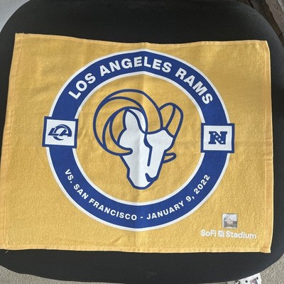 Los Angeles Rams vs San Francisco 49ers Game Day Rally Towel 1-9-22 SoFi Stadium