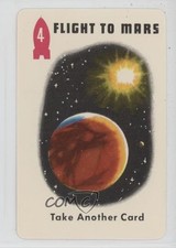1969 Ed-U-Cards Space Race Card Game Deck 1 Brown Back Flight To Mars 4 0kb5