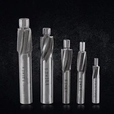 5pcs Countersink End Mill Cutter Slot Drill Bits Tool M3 M8 4 Flutes HSS-AL