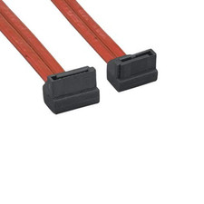 1.5 Feet FT SATA Angled Device Cable Cord 26 AWG 7 Pin Serial ATA 90 Degree Con