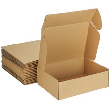 MEBRUDY 12x9x4 Inches Shipping Boxes Pack of 20, / 20 Pack, Brown