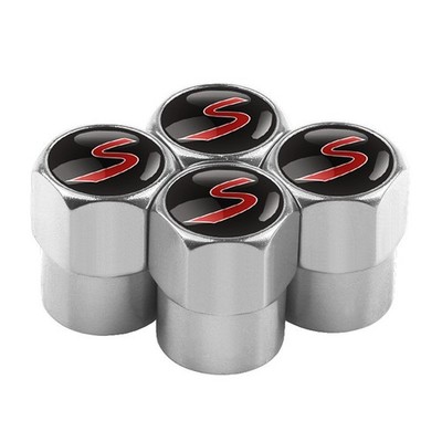 4 Staubventilkappen für MINI Cooper S JCW R55 R56 R50 R53 R60 R61 F54 chrom