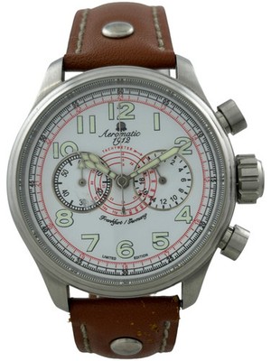 Flieger Aeromatic 1912 Quartz Herren Chronograph 40mm, funktioniert