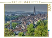 Calvendo Puzzle Above The Rooftops Of Bern | 1000 Pieces, Finished Size 25.2 × 1