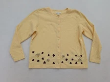 Christopher & Banks Women's Sweater Size M Yellow Lightweight Stretch Knit Bee