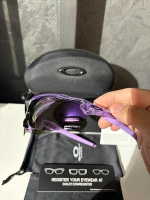 NEW Oakley Radar EV Path Purple Frame Clear PRIZM Sunglasses OO9208