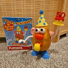 RARE 50th Birthday Mr Potato Head Hasbro Special Edition Playskool Cake Topper