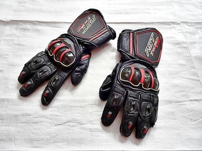 RST Leder Carbon Motorrad Racing Handschuhe - XL