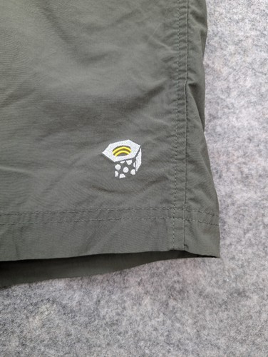 Mountain Hardware Shorts Mens Large Green Belted Outdoor Hiking Camping Gorpcore - Picture 3 of 11