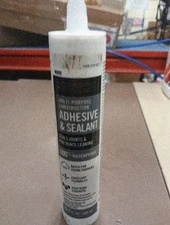 Everbilt  Construction Adhesive & Sealant White Finish 10.1oz.  1000