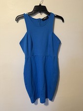 Lulu’s Blue Racerback Cutout Dress EUC Size XL