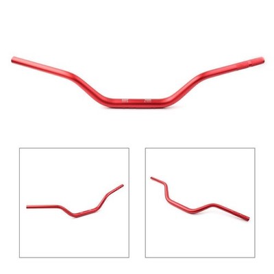 28MM Mid Handle Fat Bars Lenker Dirt Pit Bike Motorrad Enduro ATV MX Rot