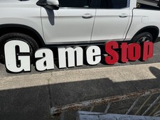 Authentic 12Ft ? Retired GameStop Sign 8pc Retail Store Display