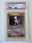 Pokemon 2000 Base Set II Mewtwo Holo Card #10/130 PSA 8 NM-MT