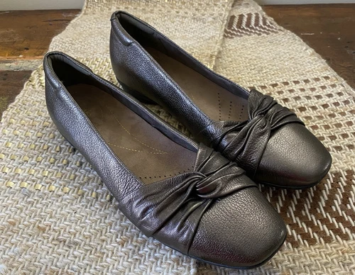 Ballerine Clarks Candra Gleam Bronzo Slip On 11 Nuove!