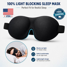 3D Sleep Mask Blindfold Sleeping Aid Soft Memory Foam Eye Mask for Sleeping