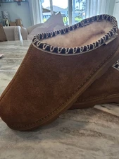 Bearpaw Slippers Wool Lining Slides CARA hickory waterproof indoor outdoor NEW