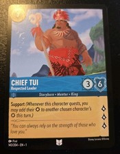 Chief Tui - Respected Leader 143/204 Uncommon The First Chapter Disney Lorcana
