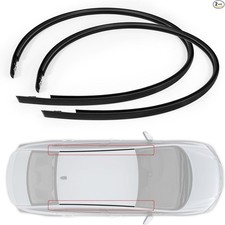 2Pcs Roof Molding Trim Kit Left & Right Side, Roof Drip Molding Weather Strippin