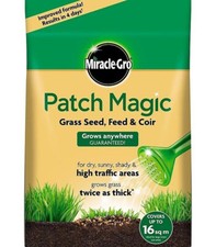 Image of Miracle-Gro Patch Magic Grass Seed Feed Coir Lawn Repair 16m² 3.6kg