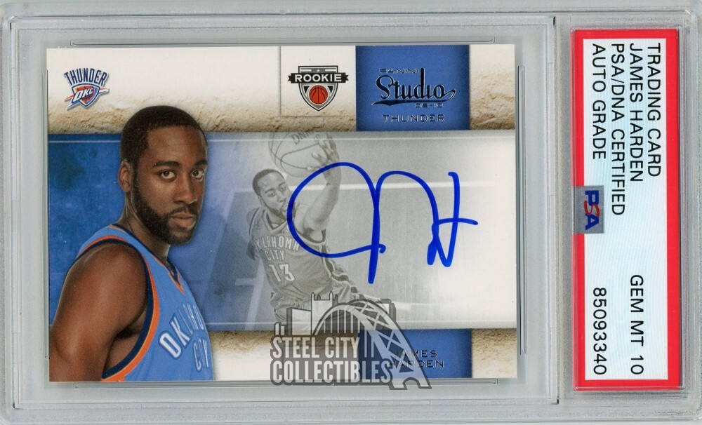 その他 2017 PANINI NBA JAMES HARDEN PSA10 2017-18 Panini Prestige Stars of the NBA James Harden