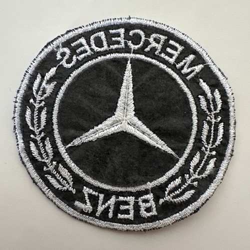 5 VINTAGE MERCEDES BENZ LUXURY CAR GERMAN AUTOMOBILE CREST EMBLEM PATCHES - Picture 5 of 12