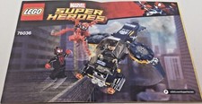 LEGO Marvel Spiderman Carnage's Shield Sky Attack 76036 Instruction Manual 