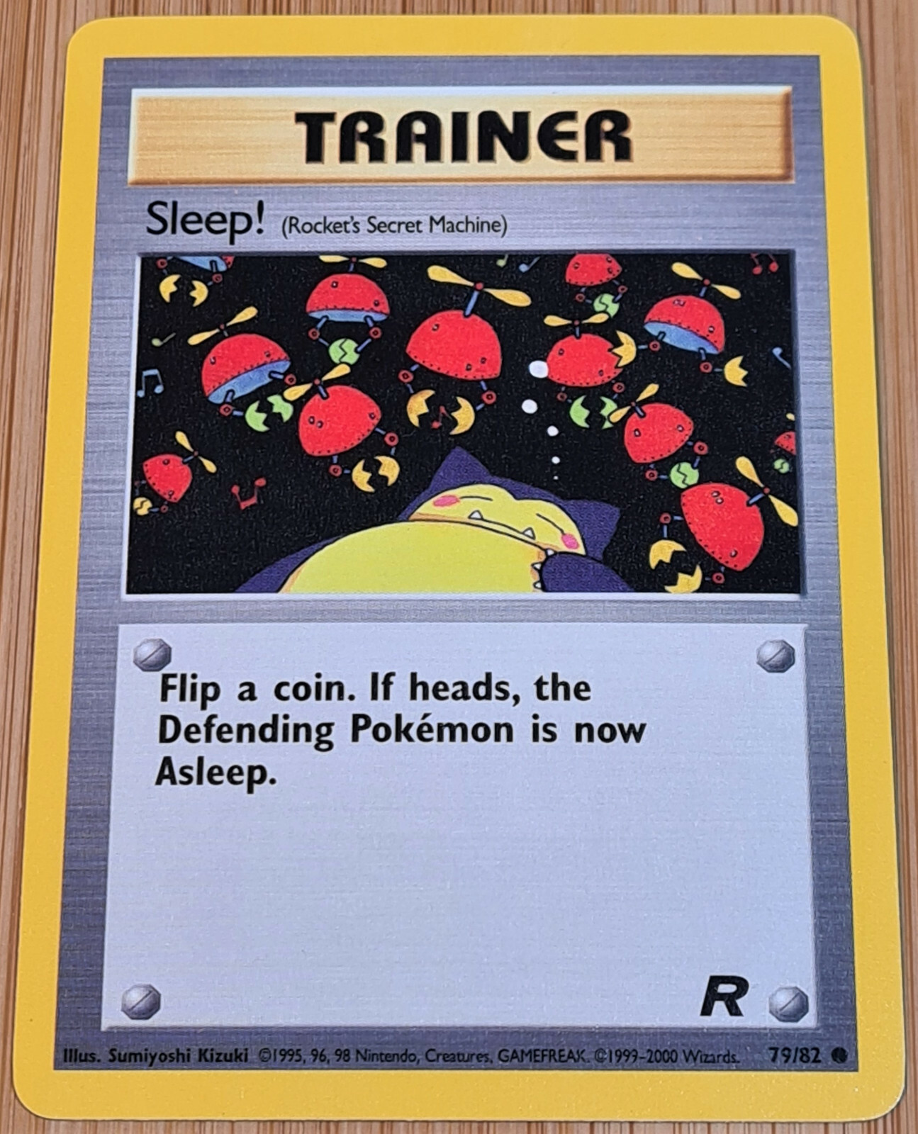 Sleep! # 79/82 Common aus Team Rocket von 2000 Pokemon Englisch Mint Vintage