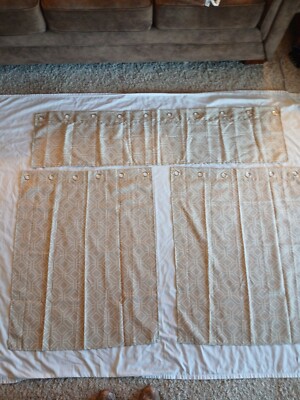 PERI GROMMET TOP CAFE CURTAINS