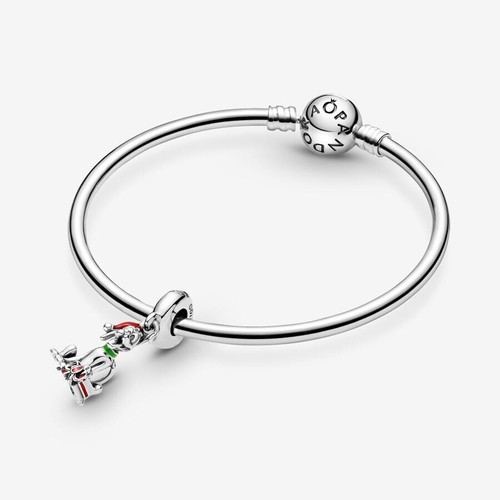 Original PANDORA Disney Pluto Weihnachtsgeschenk Charm Anhänger - Bild 5 von 5