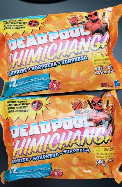Hasbro Deadpool Chimichanga Surprise Mystery Pack Marvel Mini Figures 3 Pack New Comicfiguren